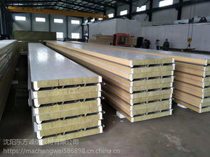 錦州50mm100mm聚氨酯彩鋼保溫板冷庫板聚氨酯封邊巖棉夾心板