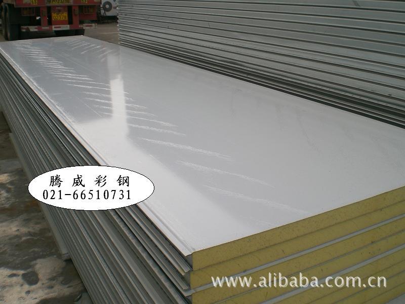 【聚氨酯彩鋼防水板/彩鋼防水板廠商/聚氨酯彩鋼夾心防水板】價格,廠家,圖片,其他防水材料,上海騰威彩鋼制品-